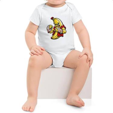 Imagem de Body Infantil Banana Muay Thai - Genérica, P