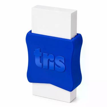 Imagem de Borracha Plastica School - Com Capa - Tris -, Azul