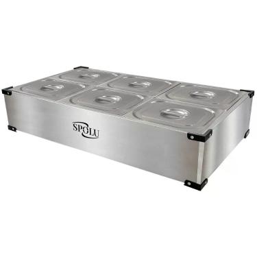 Imagem de Buffet Salada De Bancada Spolu Gelo-x 6 Cubas Frias Spl-527