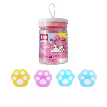 Imagem de Mini Borracha Patinha Marie Tris - C- 18 Unidades