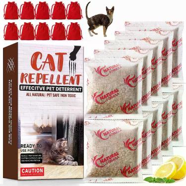 Imagem de Pack com 10 repelentes para gatos, repelente natural com aroma que afa