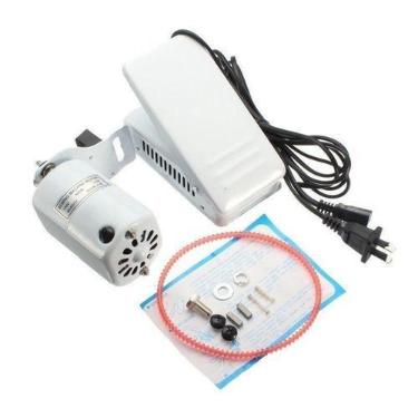 Imagem de Motor Máquina Costura Doméstica 220V Branco - Costurando, 220V