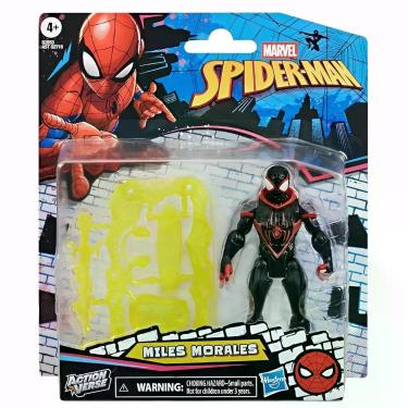 Imagem de Boneco de Ação Miles Morales com 5 Acessórios Action Verse Homem-Aranha Hasbro