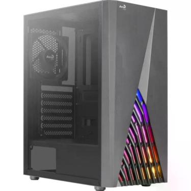 Imagem de Gabinete Gamer Aerocool Delta Preto Rgb Lateral Vidro [f002]