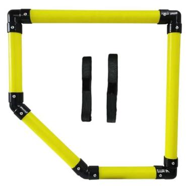 Imagem de Lljsszr Trave de Escanteio para Traves de Futebol com Tiras, Equipamento de Treino para Campos de Futebol, Alvo único