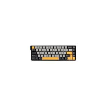 Imagem de Teclado Magnético Gamer AULA WIN68 HE, Switches Magnéticos, RGB, 8000Hz Polling Rate, Cinza Escuro - AULA-WIN68HE-Mag-BK-Greywood