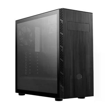 Imagem de Gabinete para Computador Masterbox MB600L V2 Mid Tower Mini ITX em Aço, Plástico ABS e Vidro Temperado com ODD Preto