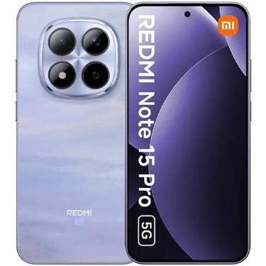 Imagem de RedmiNote 15 Pro 5G 8 GB RAM + 256 GB na cor Purple (Roxo) Versão Glob