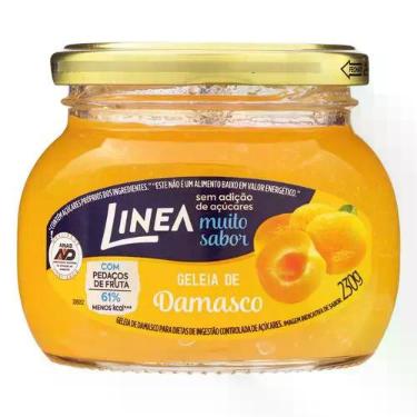 Imagem de Geleia Damasco Linea Vidro Com Pedaço de Fruta 230g