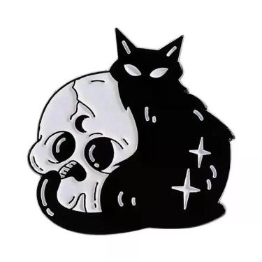 Imagem de Pins De Esmalte, Broches E Distintivos De Lapela Com Temas De Gato Fan