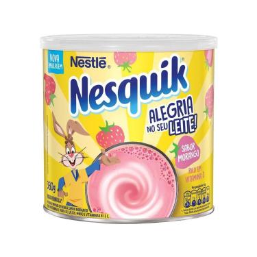 Imagem de Achocolatado em Pó Nescau Nesquik Morango - Lata 380g