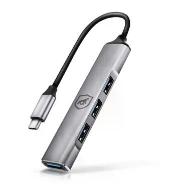 Imagem de Adaptador Multifuncional Tipo C Para Notebook 4 Em 1-Gshield