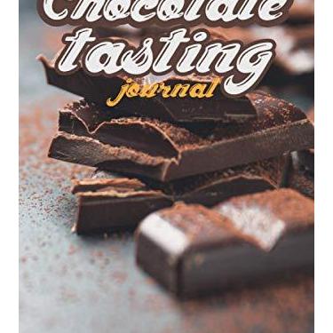 Imagem de Chocolate Tasting Journal: Godiva chocolate theme journal kit gift box, Romantic journal page, Dark red, Chocolate almond milk for Cocoa bombs and ... valentine’s day wine Notebook & Journal.