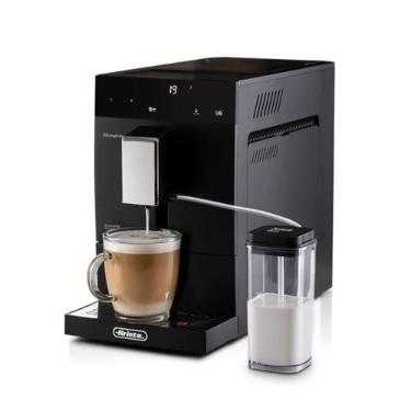 Imagem de Ariete 1453 Diamante Latte Pro, Máquina de Café Automática, Pressão 19 bar, Café Expresso, Americano e Água Quente, Recipiente para leite, Display LED, Bico Ajustável, Preta, 220V