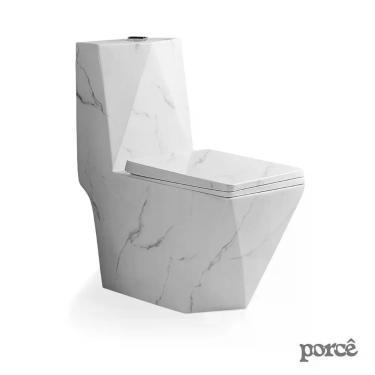 Imagem de Vaso Sanitário Monobloco Porcê Supremus Mármore (PVS53MBSFB-BR)