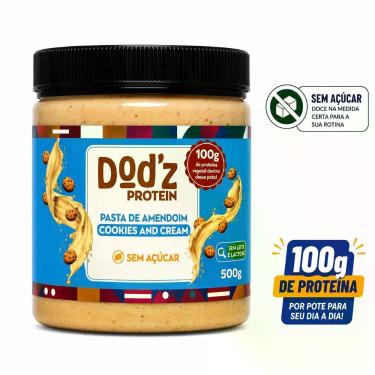 Imagem de Dod'z! Pasta de Amendoim Proteica com Cookies and Cream  500g