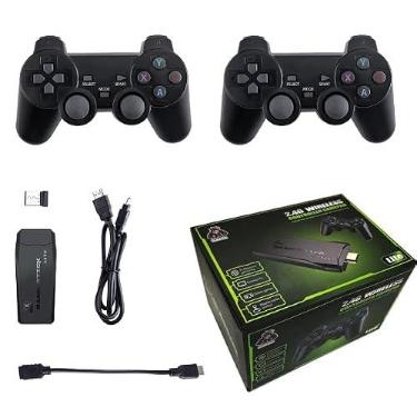 Imagem de Vídeo Game Retro Stick Lite 2.4g Sem Fio 10 Mil Jogos 4k