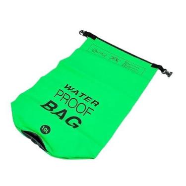 Imagem de Bolsa Mochila Impermeável Saco Estanque 5 Litros Camping Bag (Verde)