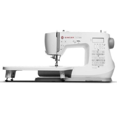 Imagem de Máquina de costura C7255 Singer com mesa extensora Bivolt, Bivolt