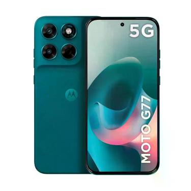 Imagem de Smartphone Moto G77 5G 256GB 8GB + 16GB RAM Boost Verde Escuro Tela 6,
