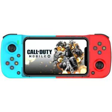Imagem de Gamepad Sem Fio Compatível Com Bluetooth Controlador De Jogo Esticador Joystick Para Telefones Celulares PC