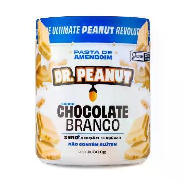 Imagem de Pasta de Amendoin Dr. Peanut Chocolate branco 600g - dr peanut