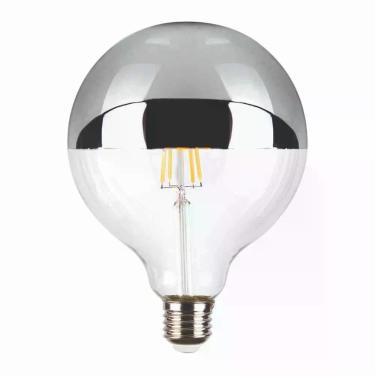 Imagem de Lâmpada Filamento Led Defletora G125 E27 - 100-240V 2.400K