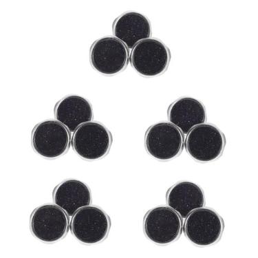 Imagem de HEMOTON 15 Peças Botão Botão Botões Buzina Tampas De Dedo De Trompete Acessórios De Instrumentos Musicais Substituição De Tampas De Válvula De Trompete Arenito Azul Capa De Mão Pequena