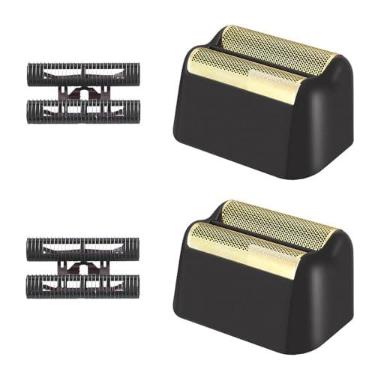 Imagem de Para substituição de lâmina de barbear Wahl, compatível com Wahl Shaver Super Close Cabeça de lâmina de substituição para barbeador 07031-100, 07043 (preto pacote com 2)