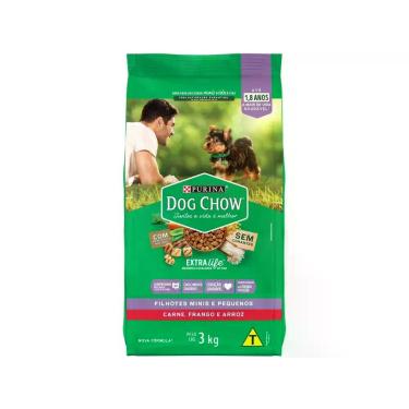 Imagem de Ração Premium para Cachorro Dog Chow ExtraLife - Filhote Carne Frango 