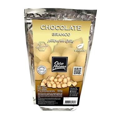 Imagem de Chocolate Branco em Gotas Ouro Moreno 500g