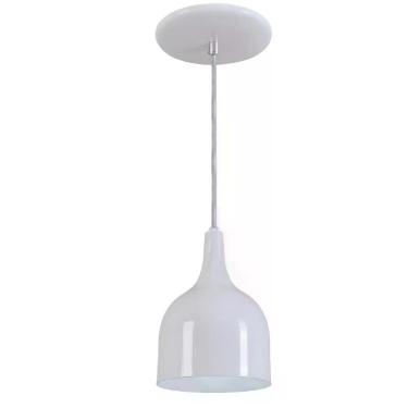 Imagem de Pendente Gota Lustre Luminária Para Balcão Em Alumínio Branco