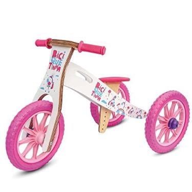 Imagem de Triciclo 2 em 1 Biciquetinha Unicórnio Rosa