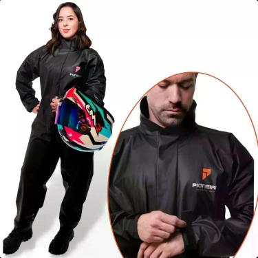 Imagem de Capa De Chuva Moto Pvc Feminina ou Masculina 3g 4g 5g 6g Pioneira Plus