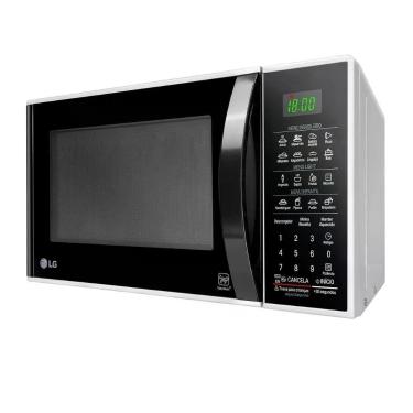 Imagem de Forno Micro-ondas Bancada LG MS3091BC 30L 1000W com Função Descongelar Branco 110V