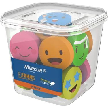 Imagem de Borracha Decorada TR Sentimentos Sortidas - Mercur