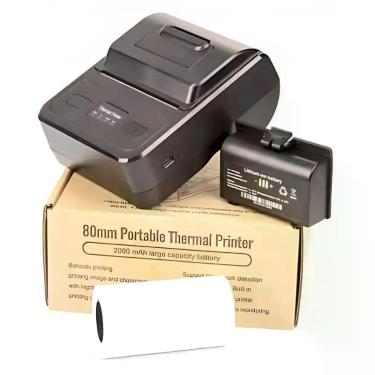 Imagem de Mini Impressora Portátil Bluetooth Térmica 80mm Usb Android MTP8 - Gol