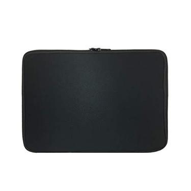 Imagem de Capa Case Bolsa Notebook Slim Prática Reforçada Ziper Duplo - Preto 14 Polegadas