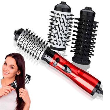 Imagem de Escova Rotativa 2 em 1 Profissional Beleza Cabelo 110V, 110V