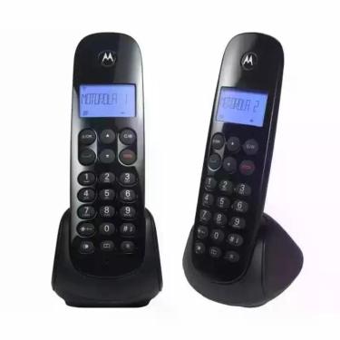 Imagem de Telefone sem Fio Motorola Moto 700 com Ramal Preto