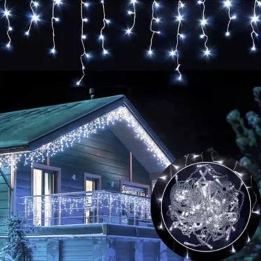 Imagem de Luzes em Cascata para Decoração Para Sua Árvore de Natal e Qualidade G