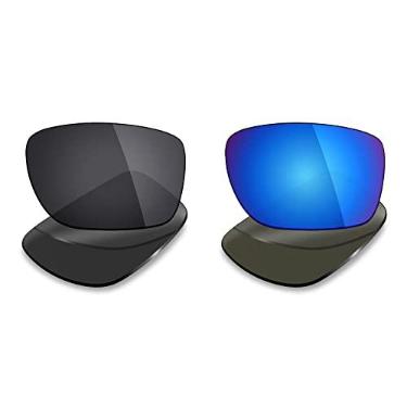 Imagem de Mryok 2 pares de lentes polarizadas de substituição para óculos de sol Oakley Turbine – opções