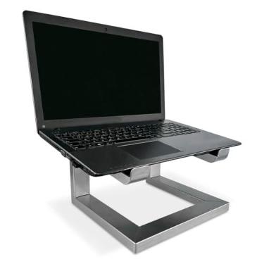 Imagem de Suporte para Notebook Laptop Macbook Stand Dj em Aço - Prata