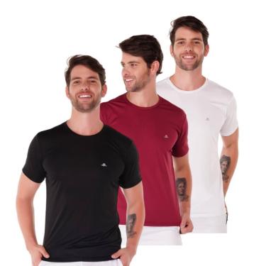 Imagem de Kit 3 Camisetas Dry Fit Masculina Fitness Academia Sortidas - Força do