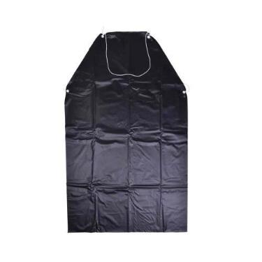 Imagem de Avental Plastcor KP1000 PVC Laranja e Preto 120 x 70cm