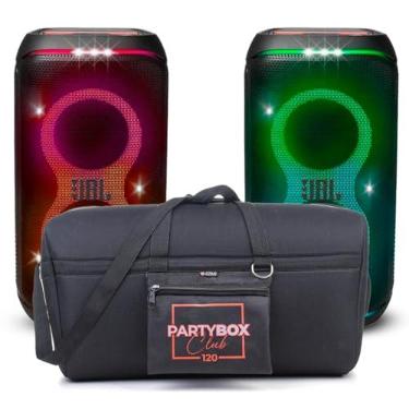 Imagem de Bolsa Case Bag Capa Bisbel Compatível com Jbl Partybox Club 120 Espumada Premium