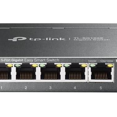 Imagem de TP-Link Hub Switch 05P Tl-Sg105E Switch Easy Smart Gigabit, Preto