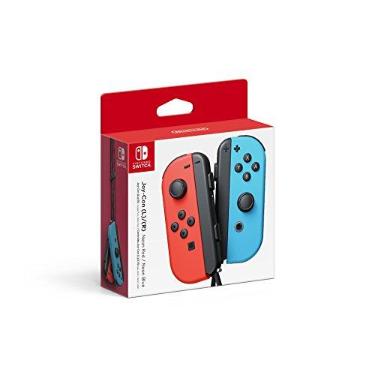 Imagem de Controles Nintendo Switch Joy-Con Vermelho Neon e Azul Neon