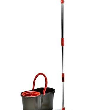 Imagem de Powermaid Mop Giratorio 360 - Dois baldes com Centrífuga de Plástico - Balde de Enxague com 4L