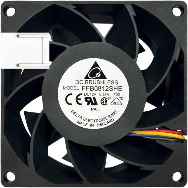Imagem de Cooler FFB0812SHE 12V 0.87A 10.4W 4 Fios 4P 80X80X38MM B3 - Delta Elec